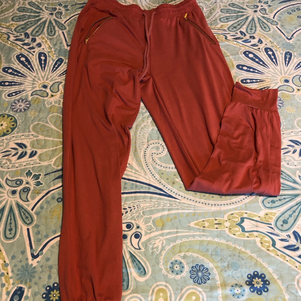 Pink joggers
